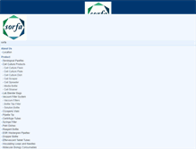 Tablet Screenshot of bio-sorfa.com